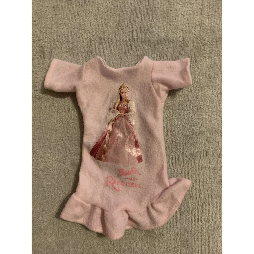 Vintage Mattel Barbie Doll Rapunzel Nightgown Barbie Pink 1990s